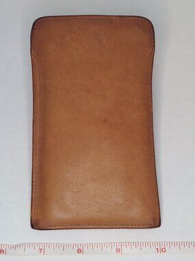 Vintage 1990s Coach Squeeze Case (Style No. 7235) in British Tan